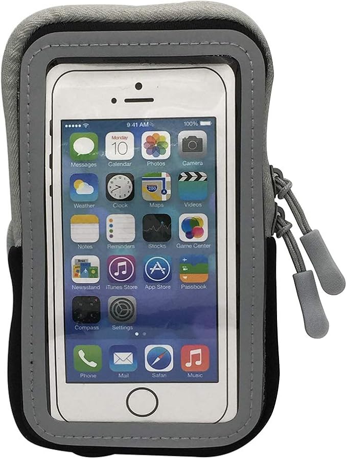 Outdoor Sport Armband for Samsung Galaxy S8 S9 S10 Note 9 10 / Blu Vivo X5 G9 Bold N1 / Motorola G7 Power Phone Band Running Case Waterproof Zip Pouch Bag Holder Pouch Case Wristband Strap