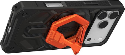 URBAN ARMOR GEAR UAG Magnetic Phone Ring Stand Compatible with MagSafe Magnet, Removable Metal Finger Ring Grip & 360 Rotation Adjustable Kickstand for iPhone 17, Galaxy S26, Burnt Orange