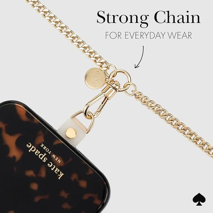 kate spade new york Crossbody Phone Chain - Neck Chain Holder - Set in Stone