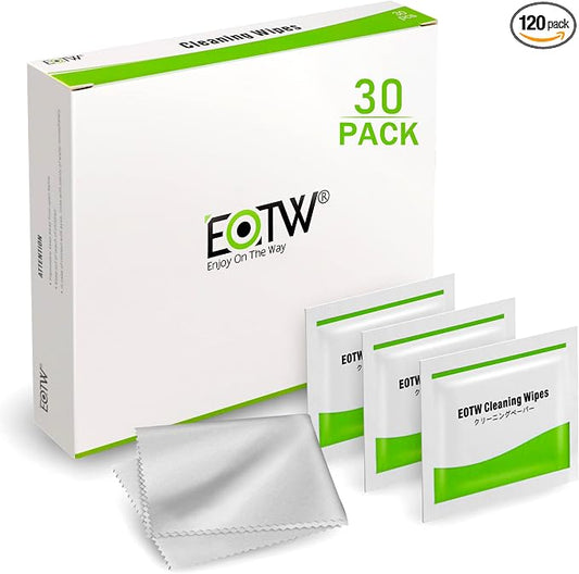 Screen Wipes Individually Wrapped, EOTW Pre-moistened Computer Phone Lens Cleaning Wipes for iPhone iPad Tablet PC Computer LED Screen, Pack of 30