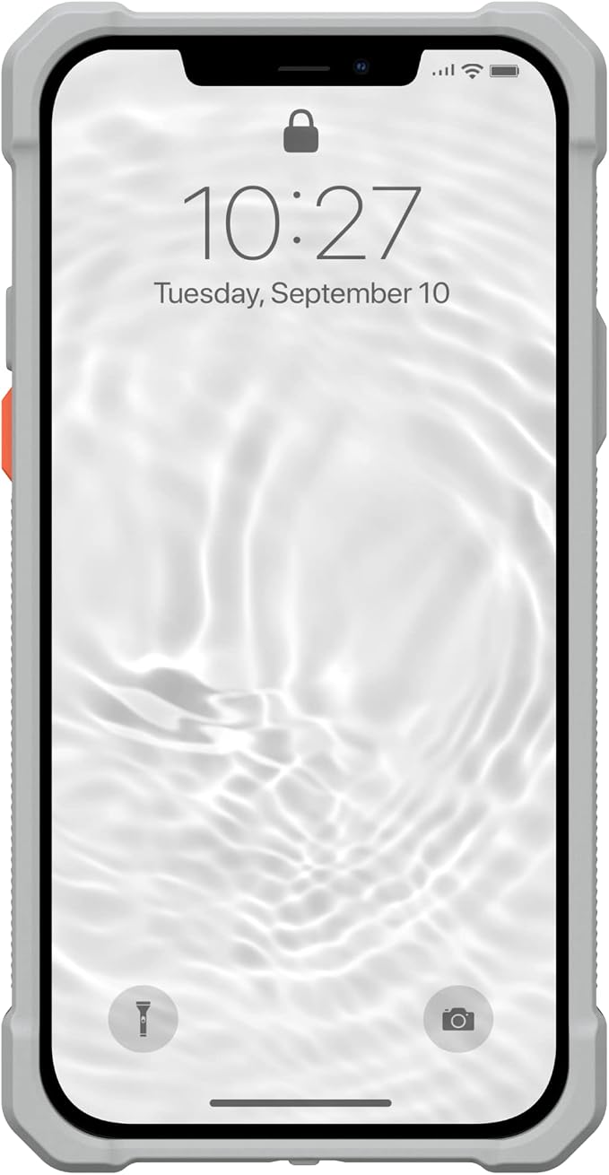 URBAN ARMOR GEAR UAG Battery Case Compatible with iPhone 12/12 Pro Workflow White/Gray, 3000mAh Quick Charging Rugged Protective Cover with Rechargeable Battery & Built-in Hand Strap