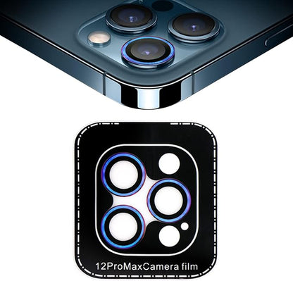 SUWEI Camera Lens Protector,for IPhone 12 Pro Max,6.7 inch, Aluminum Alloy Lens Screen Stiker Cover Film,Screenprotector Lens Shield,Bright Shiny Color. (12ProMax)