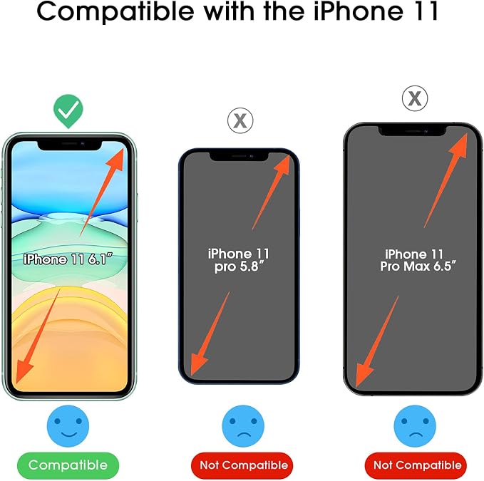 amFilm OneTouch Glass Screen Protector for iPhone 11, iPhone XR (6.1") with Easy Installation Kit, Tempered Glass, 2 Pack