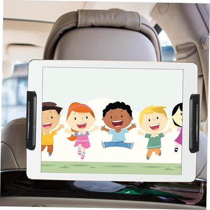 Angoily Adjustable Tablet Holder Phone Mount for Backseat Compatible with Tablets and Phones Rotation Easy Install for Travel