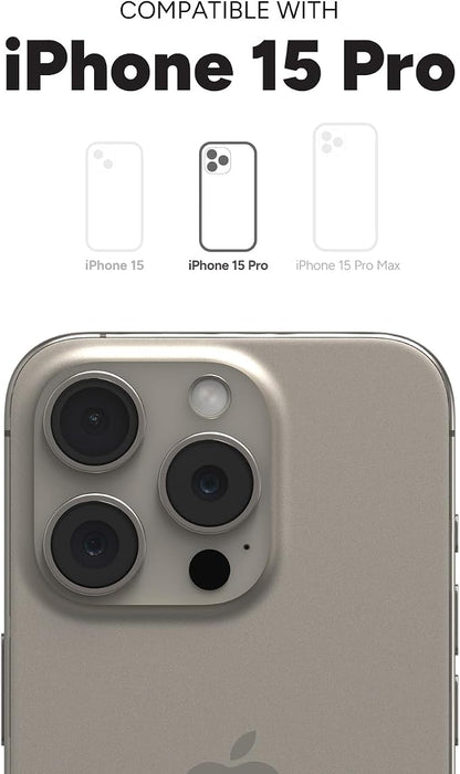 Mophie Juice Pack iPhone 15 Pro Battery Case - Legendary Power & Protection - Up to 50% Extra Battery, 6ft Drop Safety, Eco-Friendly Design, Black