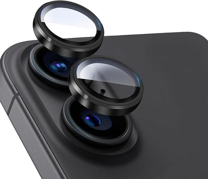 2 Pack Camera Lens Protector for iPhone 17 (6.3"), [AR+AF Coating] HD Clear Tempered Glass Lens Cover, 9H Hardness, Scratch Resistant, Anti-Fingerprint, Case Friendly, Easy Installation