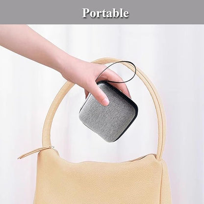 Charger Case,Mini Cable Organizer Cases,Pouch Case Bag | Small Charger Organizer,Waterproof Travel Storage Carrying Bag for USB Drives,Power Adapter,Cords etc,Square,Gray