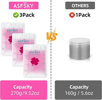 ASFSKY Reusable Car Cleaning Gel with Strong Adhesion - Ideal for Car Interiors (Air Vents, Dashboards, Seat Gaps), Electronics (Keyboards, Laptops, Game Consoles), Home Appliances (3, Rose Red)