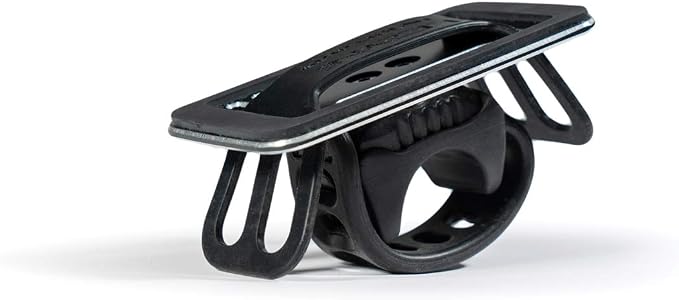 LEZYNE Lightweight Machined Aluminum Smart Grip Bicycle Phone Mount | Highly Flexible Band, Non-Slip Material, Includes Two Strap Sizes | Road, Gravel, or Mountain Bike Rides - 100.6mm, 57.1mm, 44.4mm