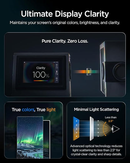 Spigen GlasTR EZ FIT Pro Screen Protector for Galaxy Z Fold 8 | 9H+ Tempered glass, Scratch resistance, Auto-align tray, Lab-tested 100% clarity, Original touch, Case-friendly, 2 Pack