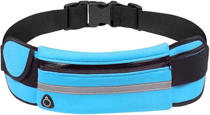 Slim Running Belts for Women, Waterproof Fanny Pack for Men,Phone Holder for Running,Reflective Waist Bag for Women,Runners Belt Pouch,Money Belt,Waist Pack for Running Travel Camping Workout