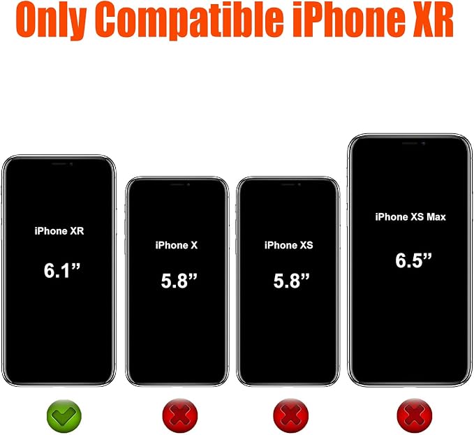 Battery Case for iPhone XR, Upgraded 10000mAh Portable Protective Charging Case with Wireless Charging Compatible with iPhone XR (6.1 inch) Rechargeable Battery Pack Charger Case with Carplay (Black)