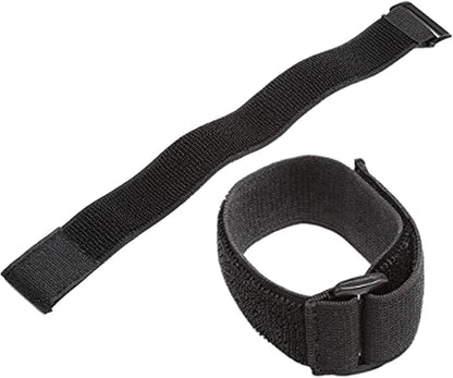 Universal Elastic Adjustable Sport Armband Strap for All Models of iPod with Silicone or MP3 or Leather Case and Multifunctional Outdoor Arm Bag with Armband Slots (2-Pack, Black)