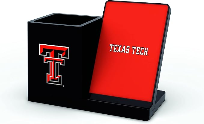 SOAR NCAA Unisex Cell Phone Wireless Charging Stand and Desktop Organizer