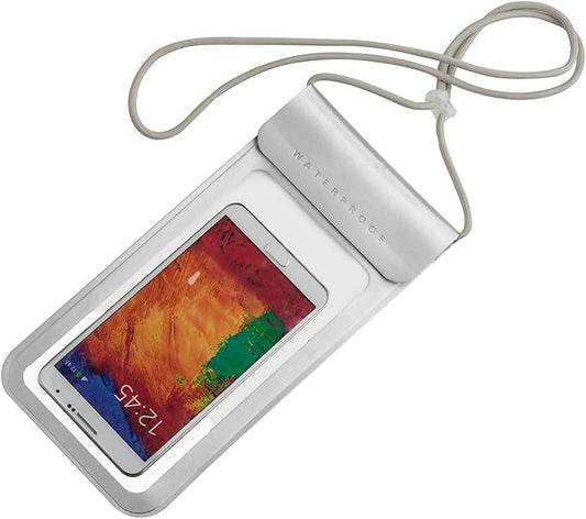 Waterproof Phone Pouch,IPX8 Waterproof Phone Case Bag Holder Dry Pouch for iPhone 13 Pro Max/13 Pro/13/12/12 Pro Max/11/11 Pro Max/Xs Max/XR to 6.9" for Kayaking Swimming Beach(Silver)