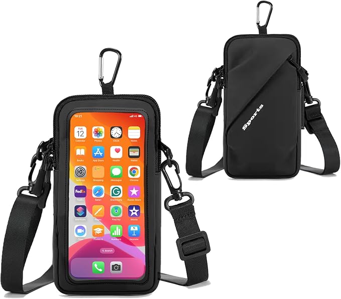 Prime Comfort Phone Holder, Armband, Clear Crossbody Phone Bag, Phone Purse
