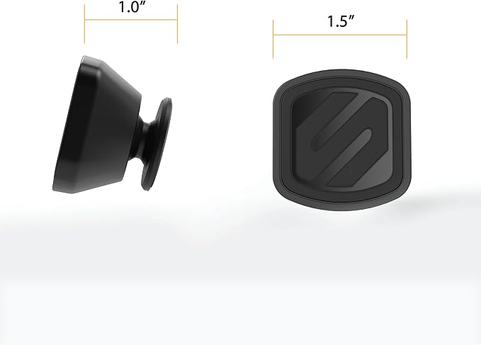 Scosche MMDSD-RP MagicMount™ Select Mini Magnetic Car Phone Holder - Strong Magnet Mount for iPhone and Android - Secure Magnetic Cell Phone Mount for Car Dash - Universal 360° Mobile Cellphone Holder