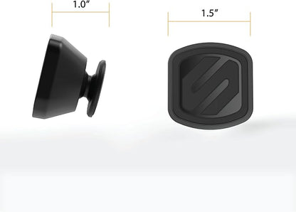 Scosche MMDSD-RP MagicMount™ Select Mini Magnetic Car Phone Holder - Strong Magnet Mount for iPhone and Android - Secure Magnetic Cell Phone Mount for Car Dash - Universal 360° Mobile Cellphone Holder