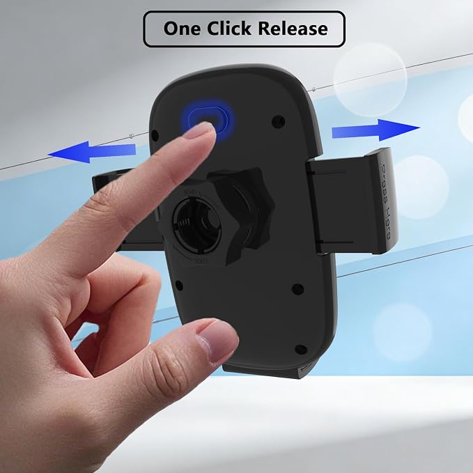 Car Phone Holder, [Ultra Strong Suction Cup] 360°Adjustable Phone Mount for Universal Car Windshield Compatible with iPhone 17 Pro Max and More Smartphones