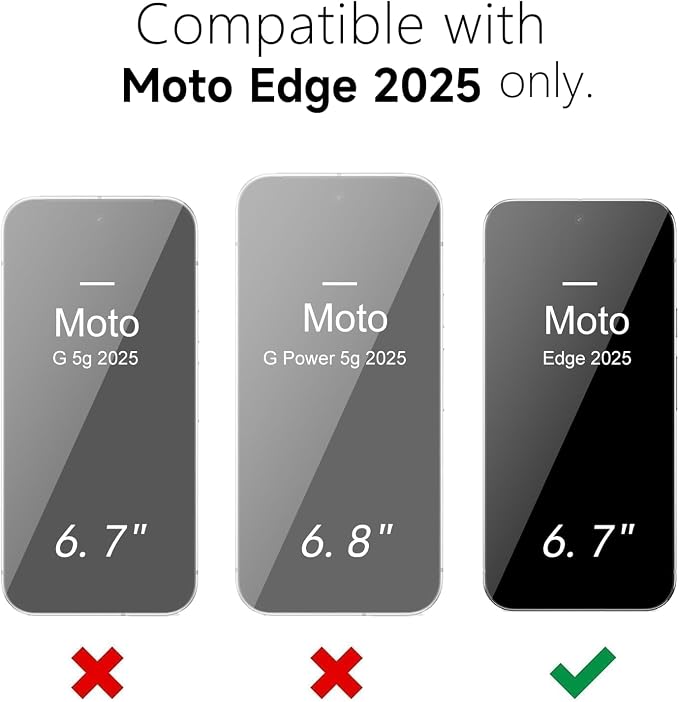 oakxco for Motorola Moto Edge 2025 Phone Case Liquid Silicone, Thin Slim Soft Rubber Gel TPU Plain Protective Simple Cover for Women Girl Cute, Matte Solid Color Aesthetic, Clear