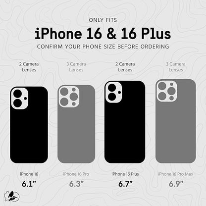 Pelican Camera Lens Protector with Aluminum Rings for iPhone 16 / iPhone 16 Plus - 9H Tempered Glass - Durable Anti-Scratch, Anti-Shatter, HD View w/Night Shoot, Case Friendly, Easy Install - Black