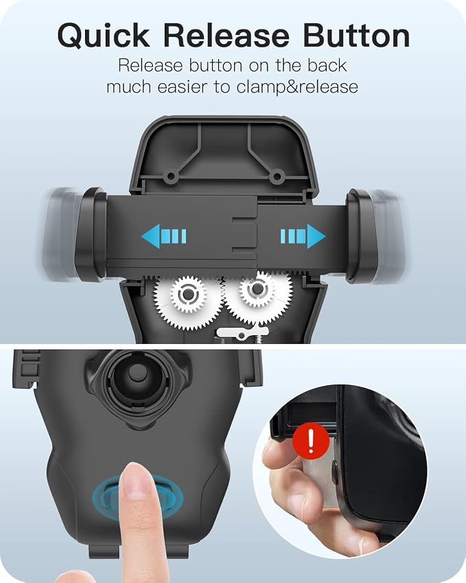APPS2Car 13" Gooseneck Phone Holder for Car Windshield Window Dashboard Vent, Cell Phone Mount for Car Truck with Strong Suction Cup, Anti-Shake Stabilizer - Compatible with Most Smartphones