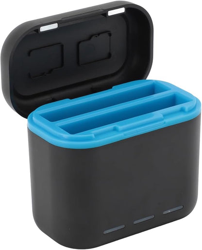 Camera Battery Charging Box Type C Fast Charging 2 Slot Battery Charger Storage Case for X3 Compact Portable ABS Travel Accessories
