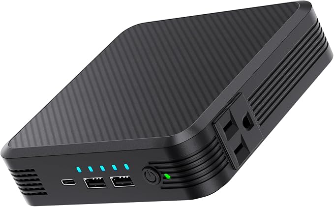 Portable Laptop Power Bank 100W AC Outlet, 72Wh/20000mAh with 65W PD USB C Portable Laptop Charger, External Battery Pack for MacBook, Notebooks, Laptops