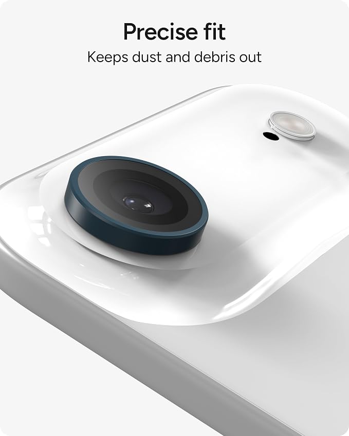 ZAGG iPhone Camera Lens Protector for iPhone Air - Blue, Camera Ring, Maximum Impact & Scratch Protection, Anti-Reflective Technology, Smudge-Resistant, Precise Fit, Glass Elite
