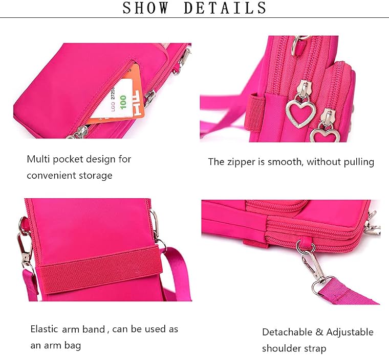Women Crossbody Cell Phone Purse Case Armband Bag for iPhone 12 13 Mini 14 15 Plus 11 Pro Max Google Pixel 6a 7a 8a 6 7 8 Pro