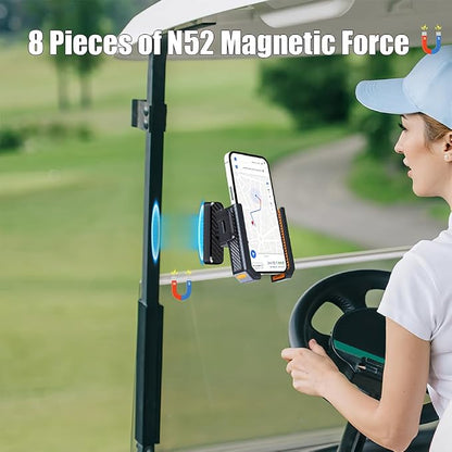 Joyzan Magnetic Gym Phone Holder, Strong Magnets Smartphone Mount Ring Attach to Metal Surface 360°Adjustable Workout Equipment Men Women Smartphones Recording Fitness Exercise Training Hands Free