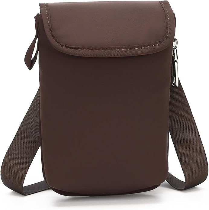 Herald Mini Phone Crossbody Bag with Water Bottle Holder, Water Bottle Carrier Bag with Strap for GYM, Hiking, Cycling