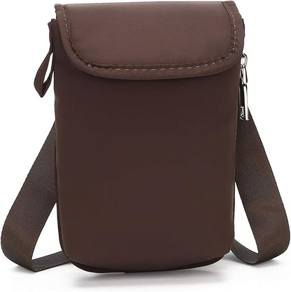 Herald Mini Phone Crossbody Bag with Water Bottle Holder, Water Bottle Carrier Bag with Strap for GYM, Hiking, Cycling