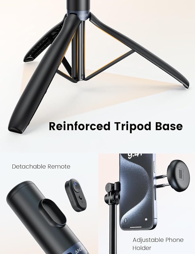 67.7" Camera Tripod with 1/4" Camera Mount & Light, NT99 Extendable Tripod Stand for Camera & GoPro Filming Vlogging, Travel Tripod Compatible with DSLR Camera