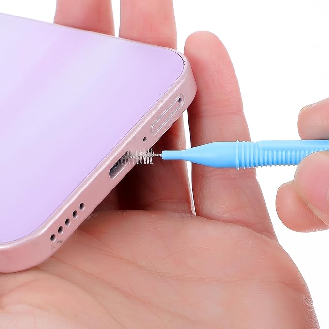 10 Pcs Charging Port Cleaner Phone Port Cleaner USB C Ports Cleaning Tool Anti-Clogging Phone Mini Brushes Phones Speaker Cleaners for Speaker and Receiver Tablet Camera Etc