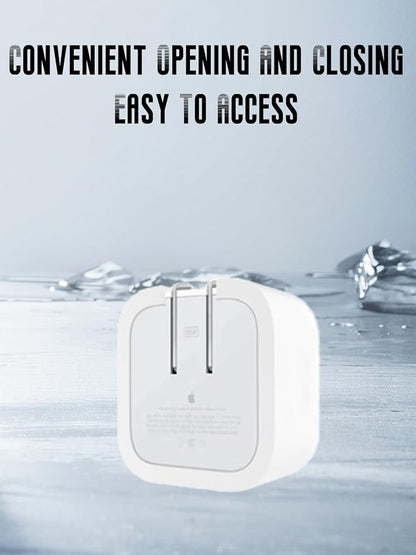 Case for Apple 35W Dual USB-C Port Compact Power Adapter, FJIASTB Kids-Friendly Soft Silicone Protective Cover, Shockproof (White)