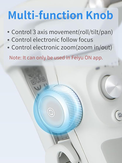 FeiyuTech VB 4SE Phone Gimbal with Magnetic Fill Light