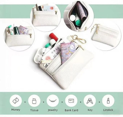 Crossbody Body Phone Holder for Women, New Phone Strap with Zippered Pouch, Adjustable Crossbody Strap