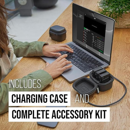 RØDE Wireless PRO Compact Wireless Microphone System with Timecode, 32-bit Float On-board Recording, 2 Lavalier Microphones and Smart Charge Case for Filmmaking and Content Creation