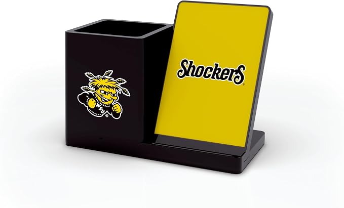 SOAR NCAA Unisex Wireless Charging Stand with Desktop Organizer