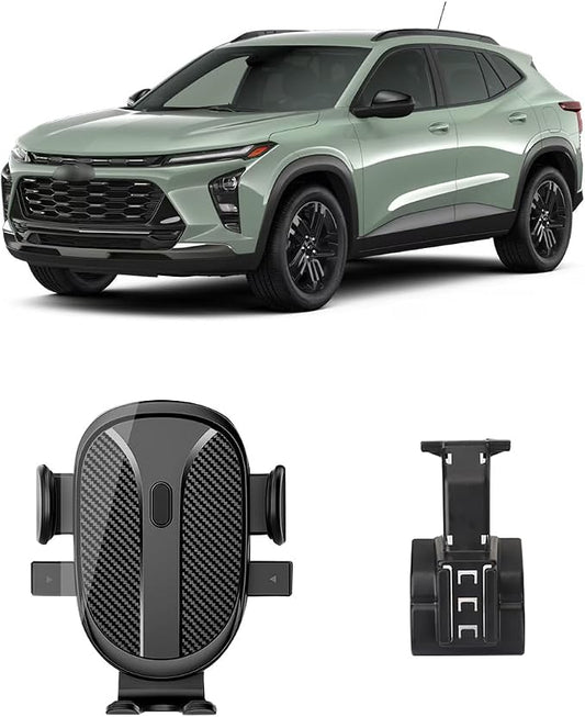 Car Phone Holder for Chevy/Chevrolet Trax 2024 2025 2026 Accessories(LS,1RS LT,2RS,ACTIV) Dash Mount Cell Phone Holder for Most Smartphones Custom Auto Interior Accessories One-Hand Operation