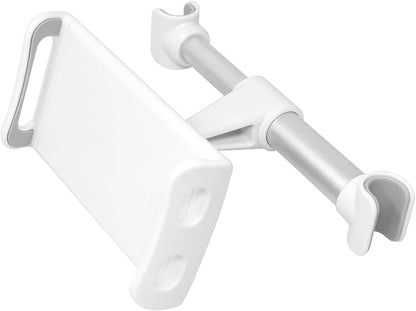 FYOUNG Car Headrest Mount Compatible with Switch/Swith OLED Model 2021, Adjustable Car Holder Compatible with Switch/iPhone/iPad and Other Devices (4"-11") - White