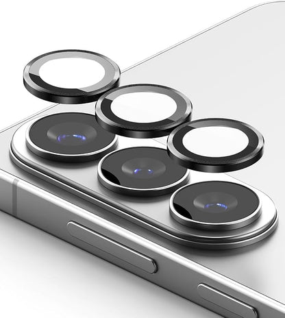 Ringke Camera Lens Frame Glass for Samsung Galaxy S26 and S26 Plus Camera Lens Protector [Individual Lens Covers] Tempered Glass Covers and Aluminum Alloy Frames - 2 Pack