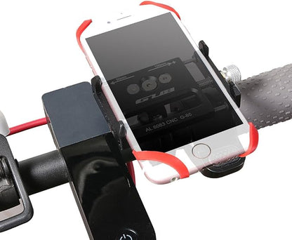GUB Universal Phone Mount, Adjustable, Compatible with iPhone 8 Plus and Other Smartphones, Black with Band