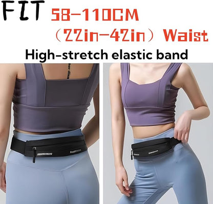 Running belts for women & Men,Slim running belt, Running belt for phone,phone pouch belt for walking,working,Travel Money Belt Running Gear Accessories Fits ALL Phones (Grey)