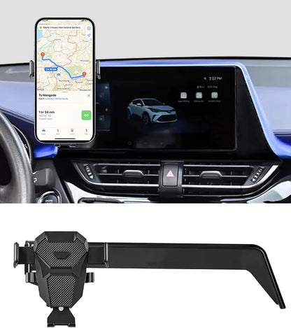 Car Phone Holder for Toyota CHR/CH-R Accessories 2019-2023 2020 2021 2022 Mount Cell Phone Holder for 2023 CHR Fit for Most Smartphones, 8Inch Screen Only