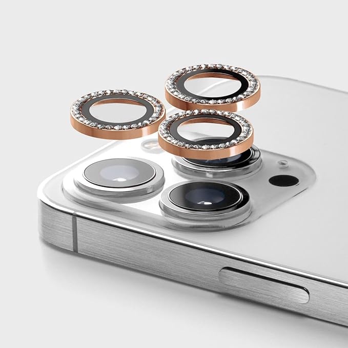 CASETiFY Camera Lens Gem [Easy Application] for iPhone 16 Pro / 16 Pro Max - Desert Gold