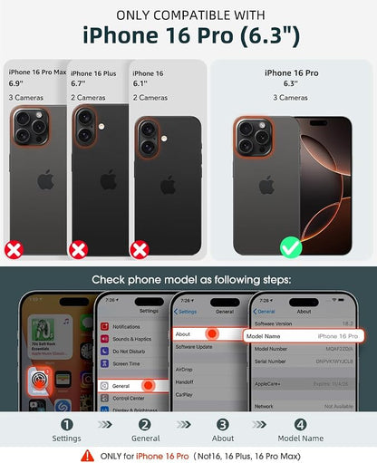 OCASE Compatible with iPhone 16 Pro Crossbody Wallet Case with Card Holder, PU Leather Zipper Handbag Phone Purse with RFID Blocking Kickstand Wrist Strap Lanyard 6.3 Inch, Diamond Check Cream