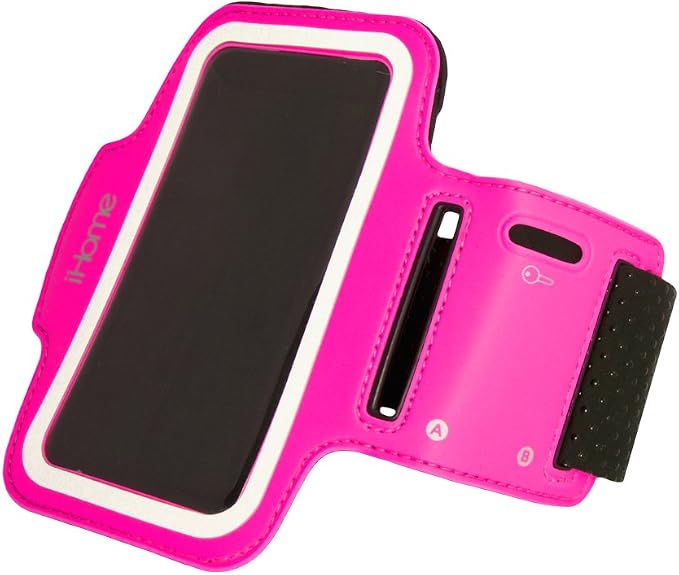 iHome IH-5P141P Sport Armband for iPhone 4/4S/5 and iPod touch 4G/5G, Pink