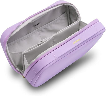 Orbitkey 2-in-1 Tech Accessory Pouch with Detachable Slim Sleeve – Travel Electronics Organizer for Cables, Chargers, Earbuds, Power Bank – Compact Gadget Bag & Portable Tech Storage Case (Lilac)